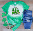 Happy St Patrick's Day Shirts, Shamrock Gnomes Shirt, St Patricks Gnome 3ST-313 Bleach Shirt