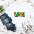 St Patrick's Day Shirts, Leopard Shamrock Shirt, Love Shamrock 4ST-3498 T-Shirt