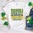 St Patrick's Day Shirts, Leopard Shamrock Shirt, Irish Today Hungover Tomorrow 4ST-3531 T-Shirt