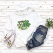 St Patrick's Day Shirts, Leopard Shamrock Shirt, Cutest Clover In The Patch 4ST-3536 T-Shirt