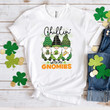 Gnomes St Patrick's Day Shirts, Chillin's With My Gnomies 4ST-3523 T-Shirt