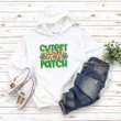 St Patrick's Day Shirts, Leopard Shamrock Shirt, Cutest Clover In The Patch 4ST-3334 T-Shirt