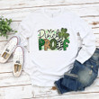 St Patrick's Day Shirts, Leopard Shamrock Shirt, 4ST-3515 T-Shirt