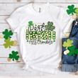 St Patrick's Day Shirts, Leopard Shamrock Shirt, Part Irish All Trouble 4ST-3340 T-Shirt