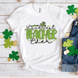 St Patrick's Day Shirts, Leopard Shamrock Shirt, Luckiest Teacher Ever 4ST-3513 T-Shirt