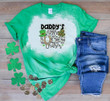 St Patrick's Day Shirts, Lucky Daddy Shirt, Leopard Shamrock Shirt, Little Lucky Charm 4ST-3321 Bleach Shirt