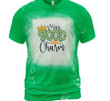 St Patrick's Day Shirts, Leopard Shamrock Shirt, Miss Good Lucky Charm 4ST-3505 Bleach Shirt