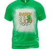 St Patrick's Shirts, Lucky Daddy Shirt, Daddy Is The Lucky One Shamrock 4ST-3324 Bleach Shirt
