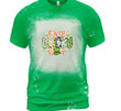 St Patrick's Day Shirts, Daddy Lucky Shirt, One Lucky Dad 4ST-3519 Bleach Shirt