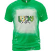 St Patrick's Day Shirts, Lucky Charm Clover 4ST-3514 Bleach Shirt