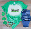 St Patrick's Day Shirts, Shamrock Shirt, Queen Of Shenanigans Irish 5SP-71 Bleach Shirt