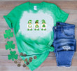 St Patrick's Day Gnomes Shirt, Gnomes Shirt, Happy St Patrick's Day Shirt 5SP-1 Bleach Shirt