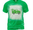 St Patrick's Day Shirts Shamrock Irish, Green Truck 5SP-14 Bleach Shirt