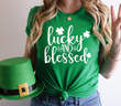St Patrick's Day Shirts, Lucky And Blessed 2STW-19 Sweatshirt
