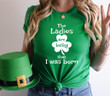 St Patrick_s Day Shirts, St Patricks Day Shirts Womens, The Ladies Are Lucky 2ST-10W Sweatshirt