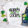 St Patrick's Day Shirts Shamrock Irish, Happy Go Lucky 5SP-15 T-Shirt