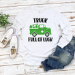 St Patrick's Day Shirts, Irish Shamrock Shirt, Truck Full Of Luck 5SP-92 T-Shirt