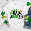 St Patrick's Day Shirts Shamrock Irish, Bad And Boozy 5SP-5 T-Shirt