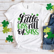 St Patrick's Day Shirts, Little Lass Full Of Sass Shirt 5SP-41 T-Shirt