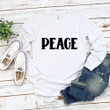 St Patrick's Day Shirts, Shamrock Shirt, Peace Irish 5SP-70 T-Shirt