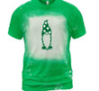 Gnomes St Patrick's Day Shirts, Shamrock Gnome 2SP-07 Bleach Shirt