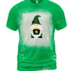 Gnomes St Patrick's Day Shirts, Shamrock Gnome 2SP-02 Bleach Shirt