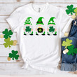 Gnomes St Patrick's Day Shirts, Gnomes Shamrock 2SP-01 T-Shirt