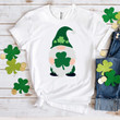 Gnomes St Patrick's Day Shirts, Standing Gnome Shamrock 2SP-03 T-Shirt