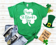 St Patrick's Day Shirts, St Patricks Shirts, Happy St Patrick's Day Shamrock 1STW 07 T-Shirt