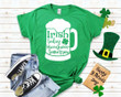 St Patrick's Day Shirts, Drinking Shamrock Beer, Irish Today Hungover Tomorrow 1STW 30 T-Shirt