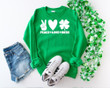 St Patrick's Day Shirts, Shamrock Shirt, Peace Love Irish 1STW 62 T-Shirt