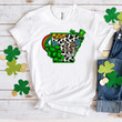 St Patrick's Day Shirts Shamrocks Arkansas Y'all Irish 6SP-02 T-Shirt