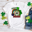 St Patrick's Day Shirts Shamrocks Lucky And Blessed Irish 6SP-20 T-Shirt
