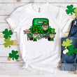 St Patrick's Day Shirts Shamrocks St.Patricks Day Truck Gnome Irish 6SP-38 T-Shirt