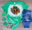 St Patrick's Day Shirts Shamrocks Horse Lucky Irish 6SP-17 Bleach Shirt
