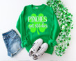 St Patrick's Day Shirts, Four Leaf Clover Shirt, Pinches Get Stitches 1STW 76 T-Shirt