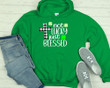 St Patrick's Day Shirts, Shamrock Shirt, Not Lucky Just Blessed Jesus 1STW 82 T-Shirt