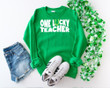 St Patrick's Day Shirts, Lucky Shirt, One Lucky Teacher Shamrock 1STW 90 T-Shirt