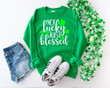 St Patrick's Day Shirts, Not Lucky Just Blessed Shamrock 1STW 84 T-Shirt