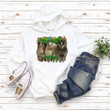 St Patrick's Day Shirts Shamrocks Lucky Cow Hide And Leopard Irish 6SP-24 T-Shirt