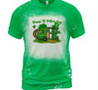 St Patrick's Day Shirts Shamrocks Happy St.Patricks Day Camper Irish 6SP-11 Bleach Shirt