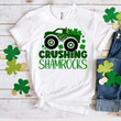 St Patrick's Day Shirts, Patrick Day Shirt Irish Monster Truck Shamrock Boys 1ST-13 T-Shirt