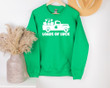 St Patrick's Day Shirts, Loads of Luck, St Patricks Truck 1STW 15U Sweatshirt
