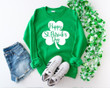 St Patrick's Day Shirts, St Patricks Shirts, Happy St Patrick's Day Shamrock 1STW 07 Long Sleeve