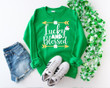 St Patrick's Day Shirts, Shamrock Shirt, Lucky And Blessed Shirt 1STW 100 Long Sleeve