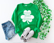 St Patrick's Day Shirts, Four Leaf Clover Shirt, Cutest Little Clover 1STW 44 Long Sleeve