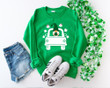 St Patricks Day Gnome Shirt,Shamrock Shirt 2ST-64W Long Sleeve