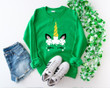 St Patrick_s Day Unicorn Shirt,Shamrock Shirt,Saint Patricks Day Shirt 2ST-85W Long Sleeve