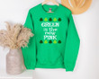 St Patrick_s Day Shirts, Green Is The New Pink 2ST-22WU Sweatshirt