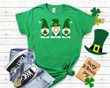 St Patrick_s Day Shirts, Shamrock Irish,Patricks Day Gnomes Shirt 2ST-59w T-Shirt